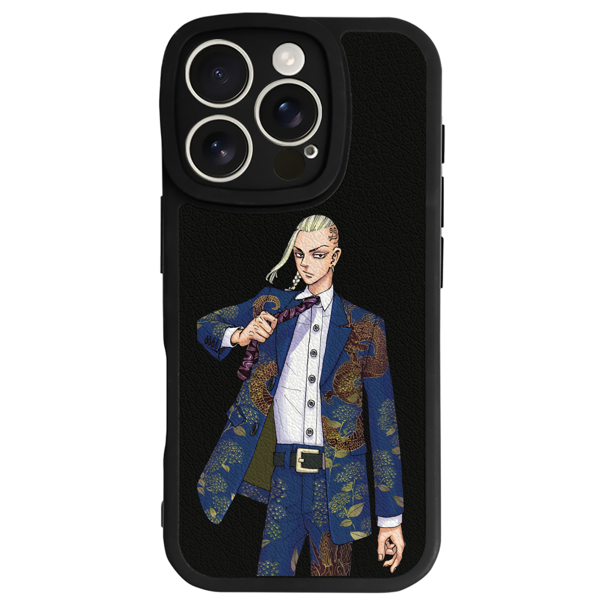 （画像用） 東京リベンジャーズ Tokyo Revengers 【iPhone 16シリーズ対応】シリコンスマホケース（レザー調） 材質：シリコン